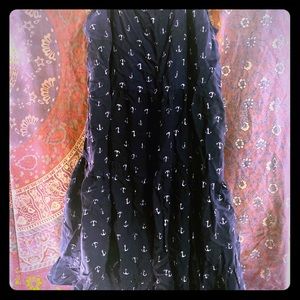 Blue sailor thin strap Dress